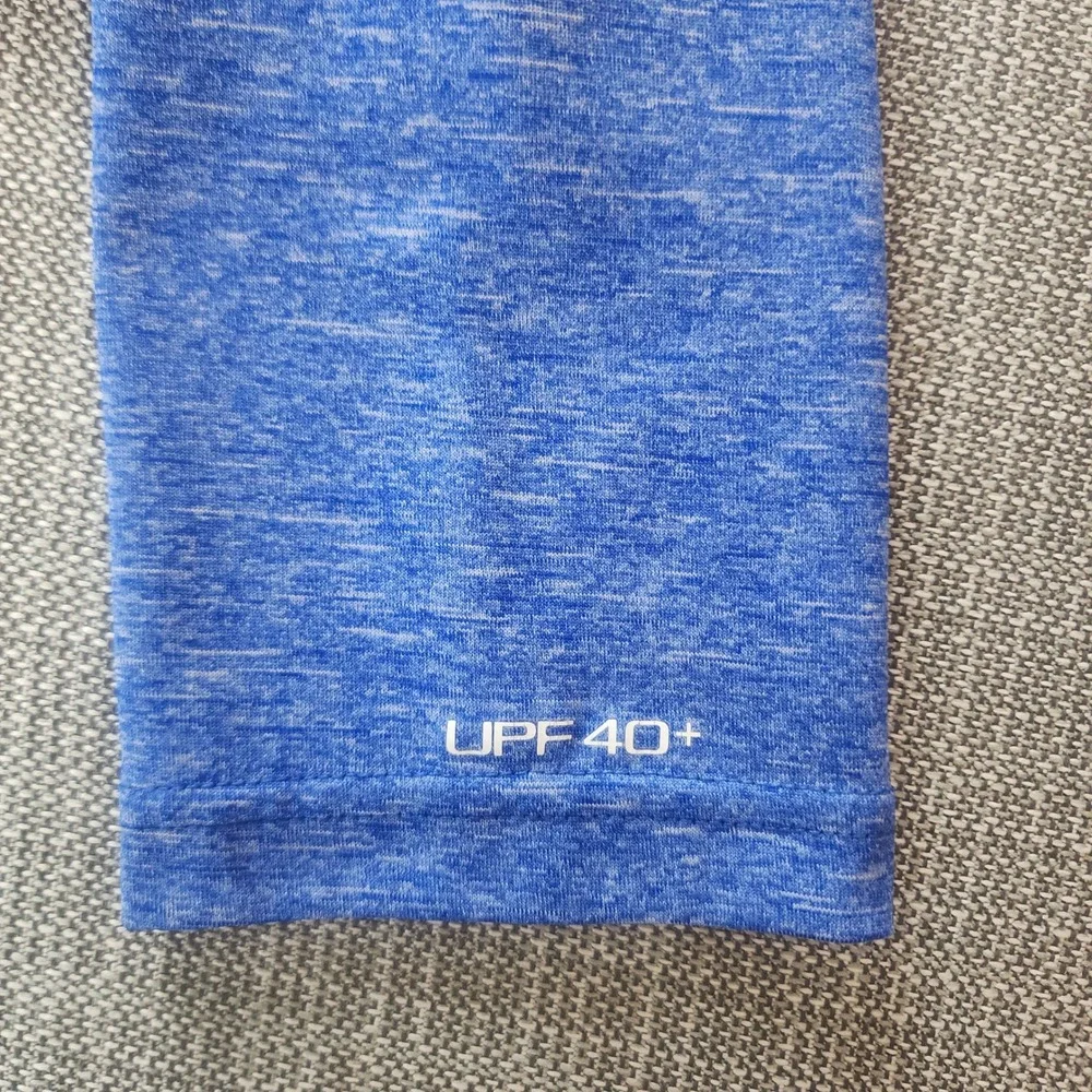 Nike Men Medium Swim Hoodie Blue UPF 40+ Rash Guard  Dri-FIT Beach Surf